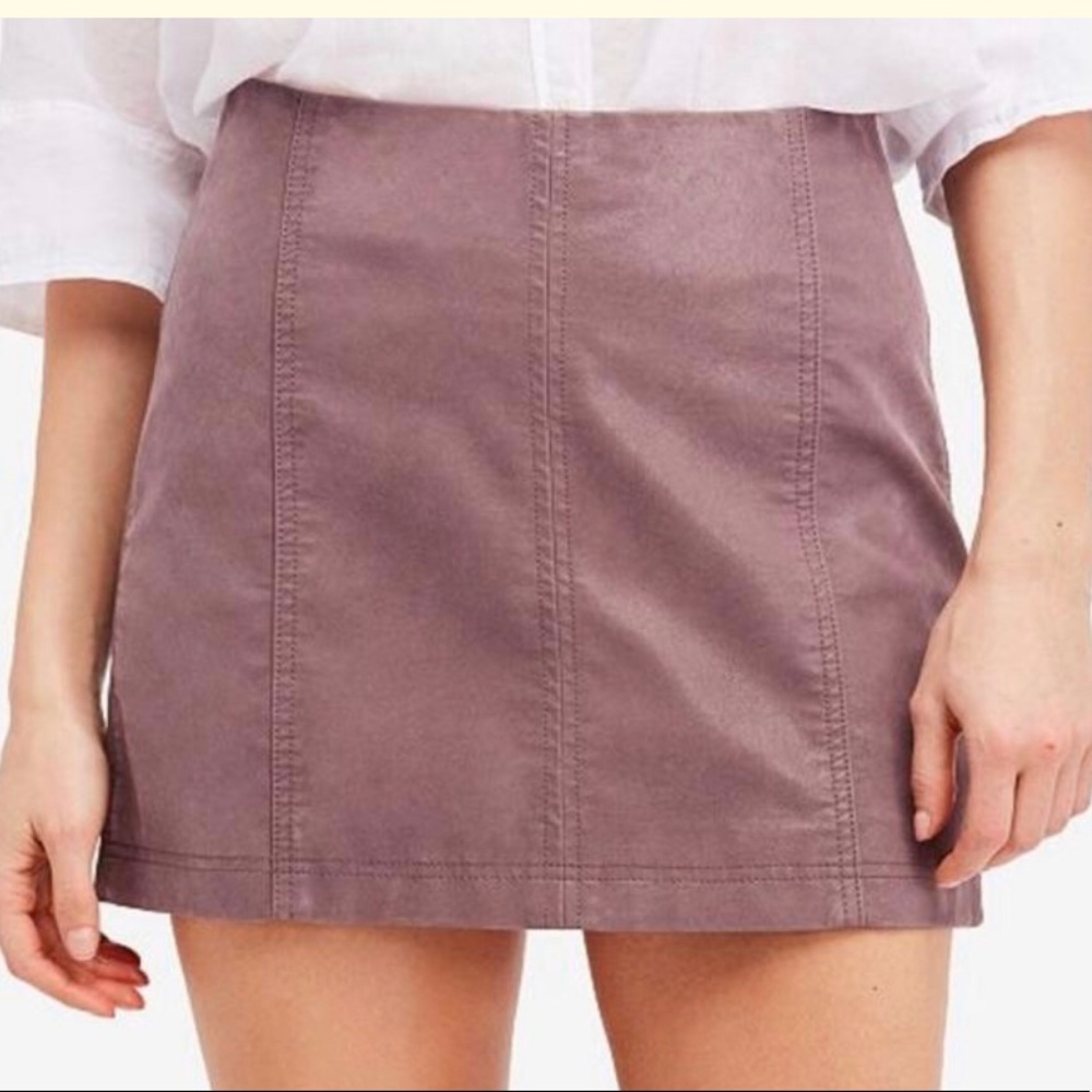 #15- Free People Femme skirt in Mauve